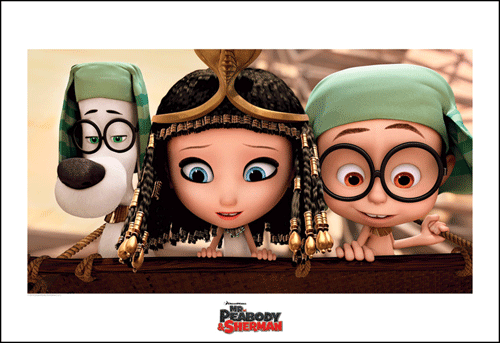 Mr Peabody and Sherman Escaping Egypt