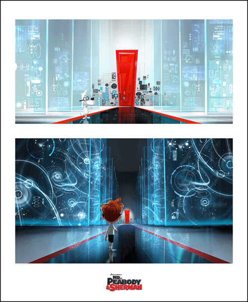 Mr Peabody and Sherman Server Room